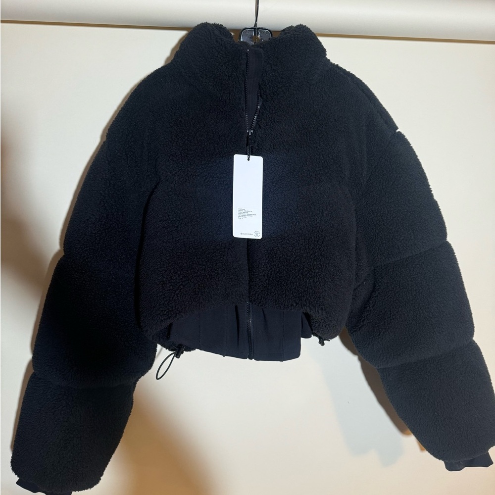 ALO Yoga Black Fleece Jacket